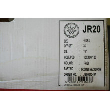 Alufelge Japan Racing JR20 8,5x19 ET35 LK 5x100/120 Farbe silber Einzelstück