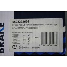 für Nissan, Opel, Renault Bremsbeläge vorne EURO BRAKE 5502223626