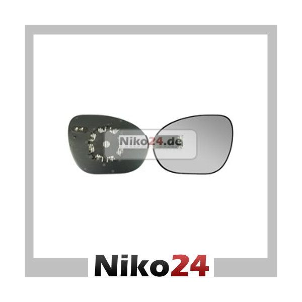 für Nissan Juke Spiegelglas beheizbar links
