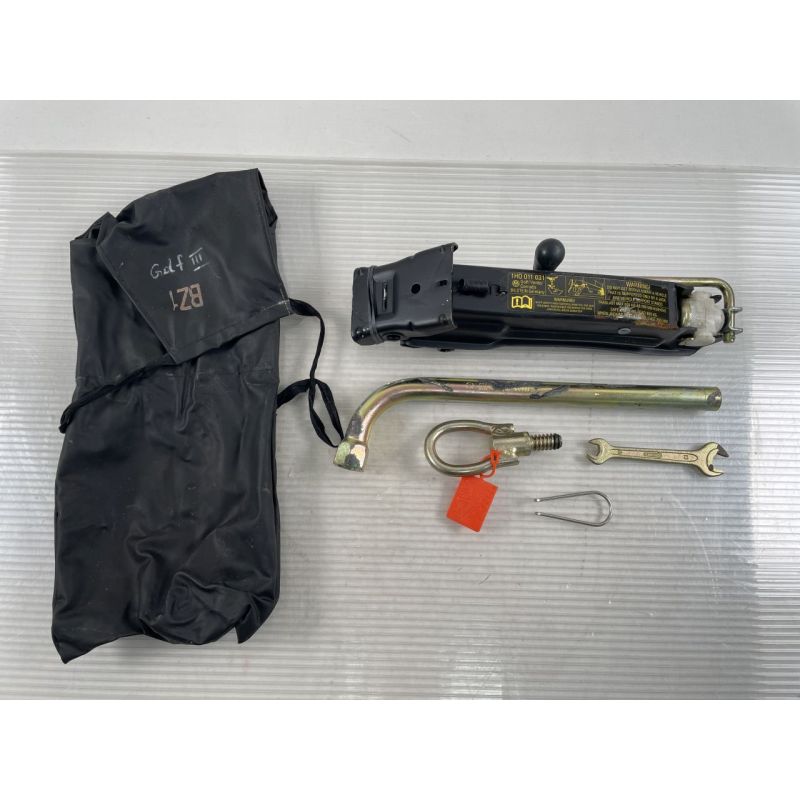 VW Golf III 1H1 Bordwerkzeug Wagenheber Set 191012219 1H0011031 1H0805615B
