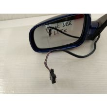 VW Passat B5 (3B3) 96-00 original elektr. Außenspiegel links Blau LC5X 3B0857933