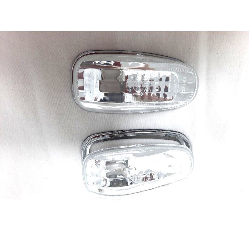 für Mercedes Klarglas-Seitenblinker-Set chrom links und rechts