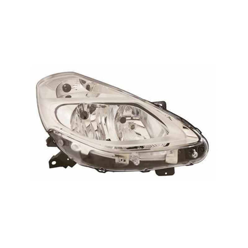 für Renault Clio III Scheinwerfer chrom 2009-2012 nach Facelift rechts