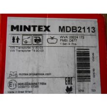 Bremsbelagsatz Bremsklötze hinten Mintex MDB2113  VW...